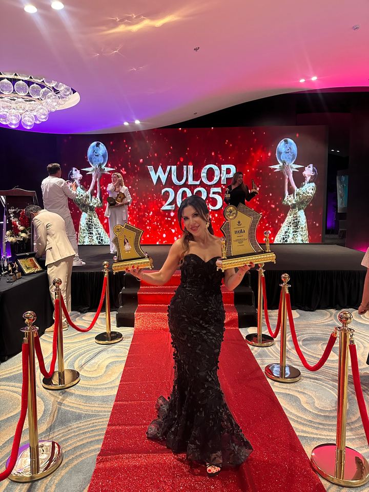 Faten ElSayed et ses trophées au WULOP 2025, Bahreïn et Arabie saoudite